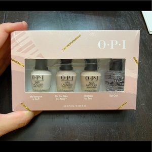 Brand New OPI Mini Sample Set - Neutral Colors + Top Coat